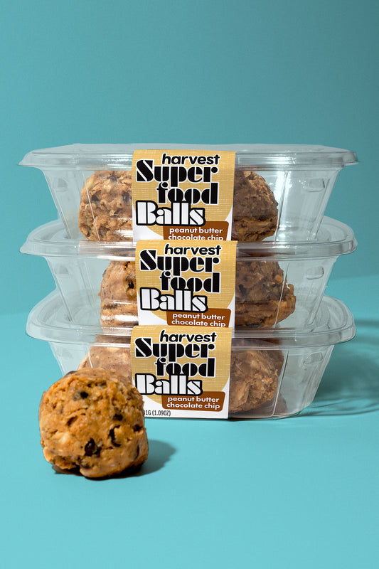 Harvest Superfood Balls - Peanut Butter Chocolate Chip (3)packages