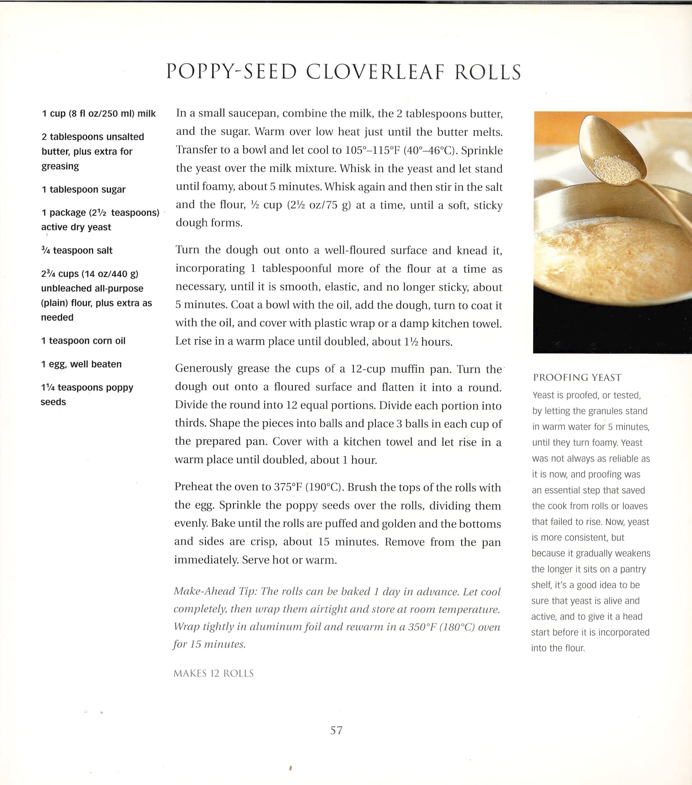 Poppy-Seed Cloverleaf Rolls