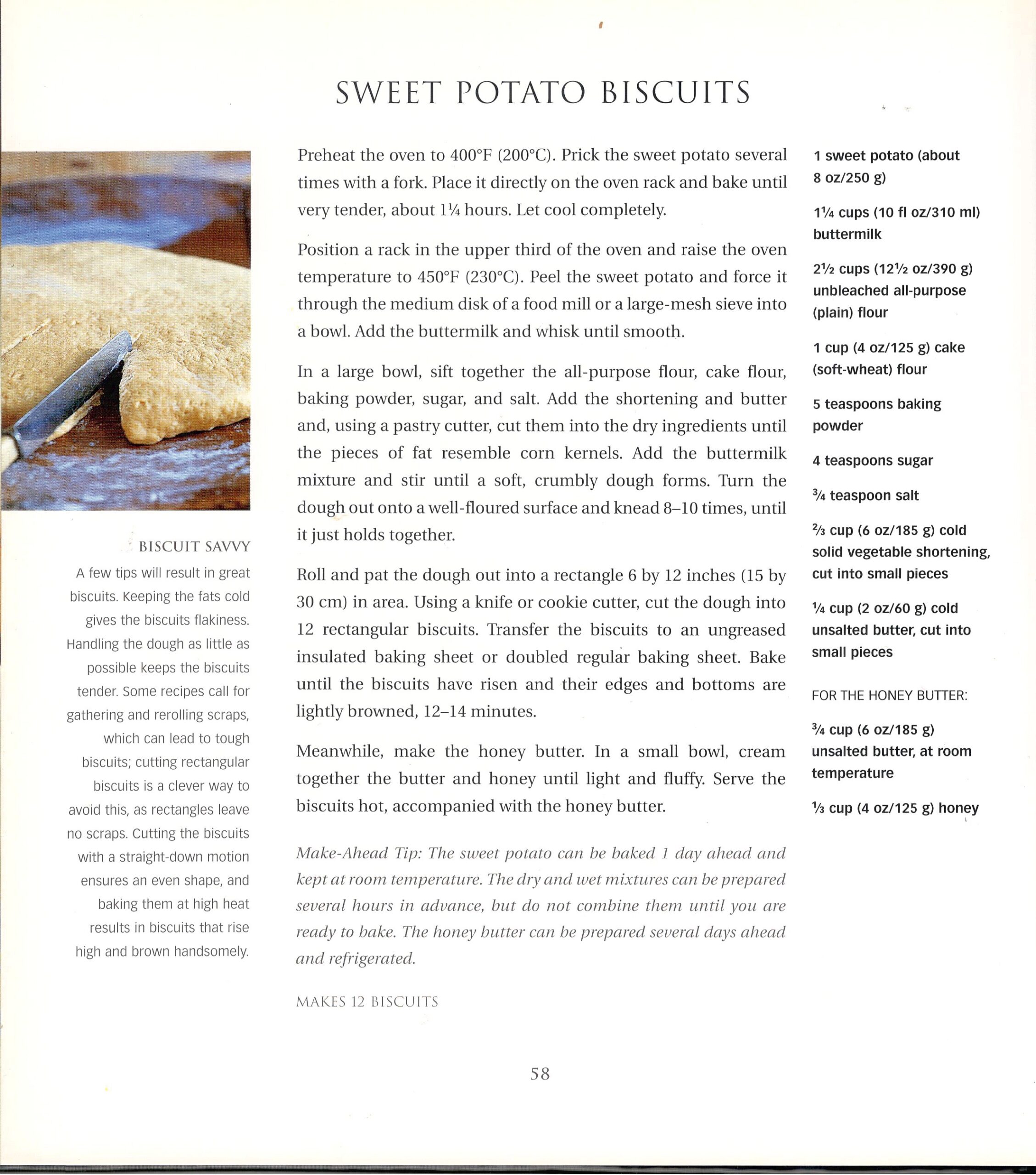 Sweet Potato Biscuits