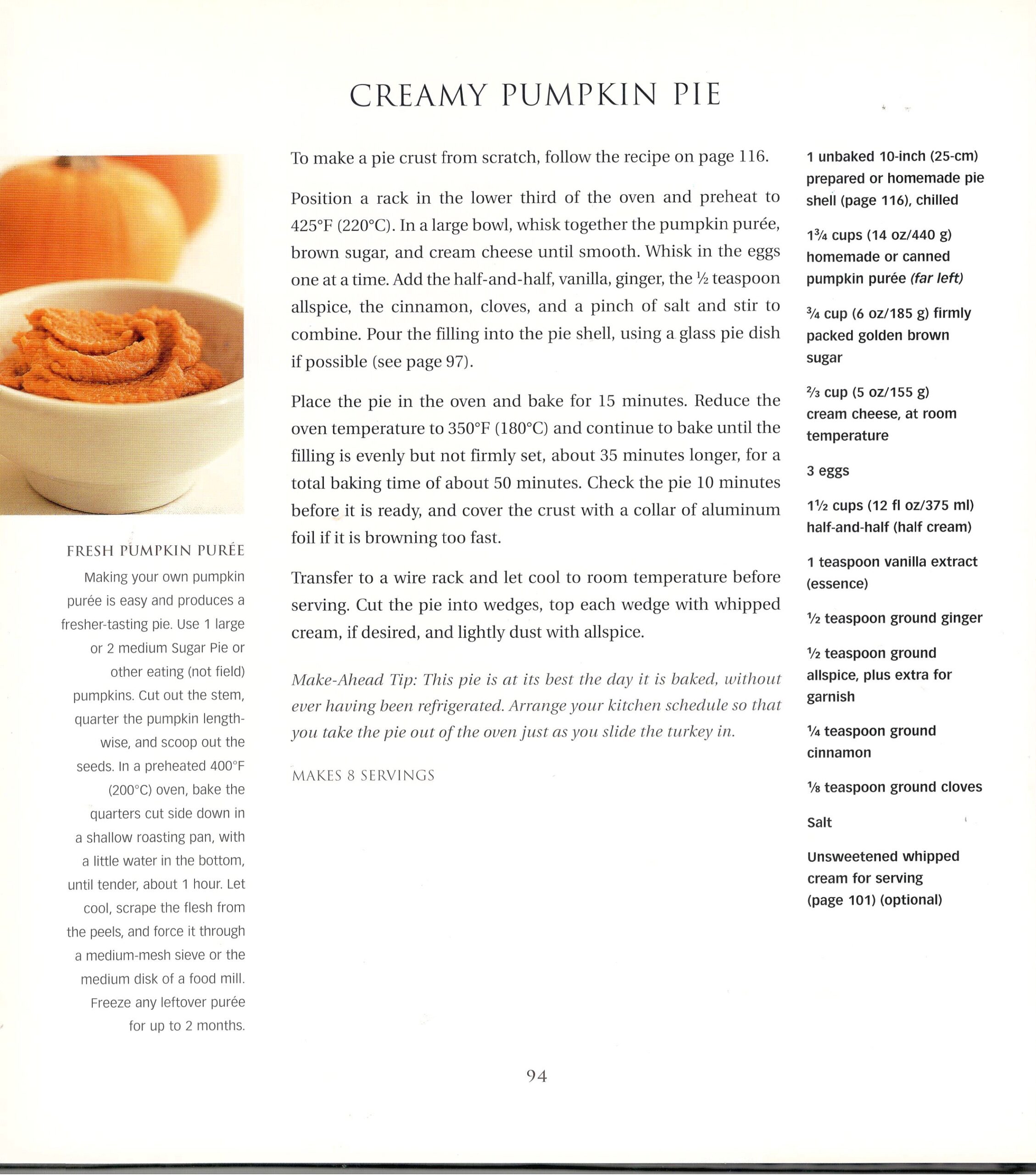 Creamy Pumpkin Pie