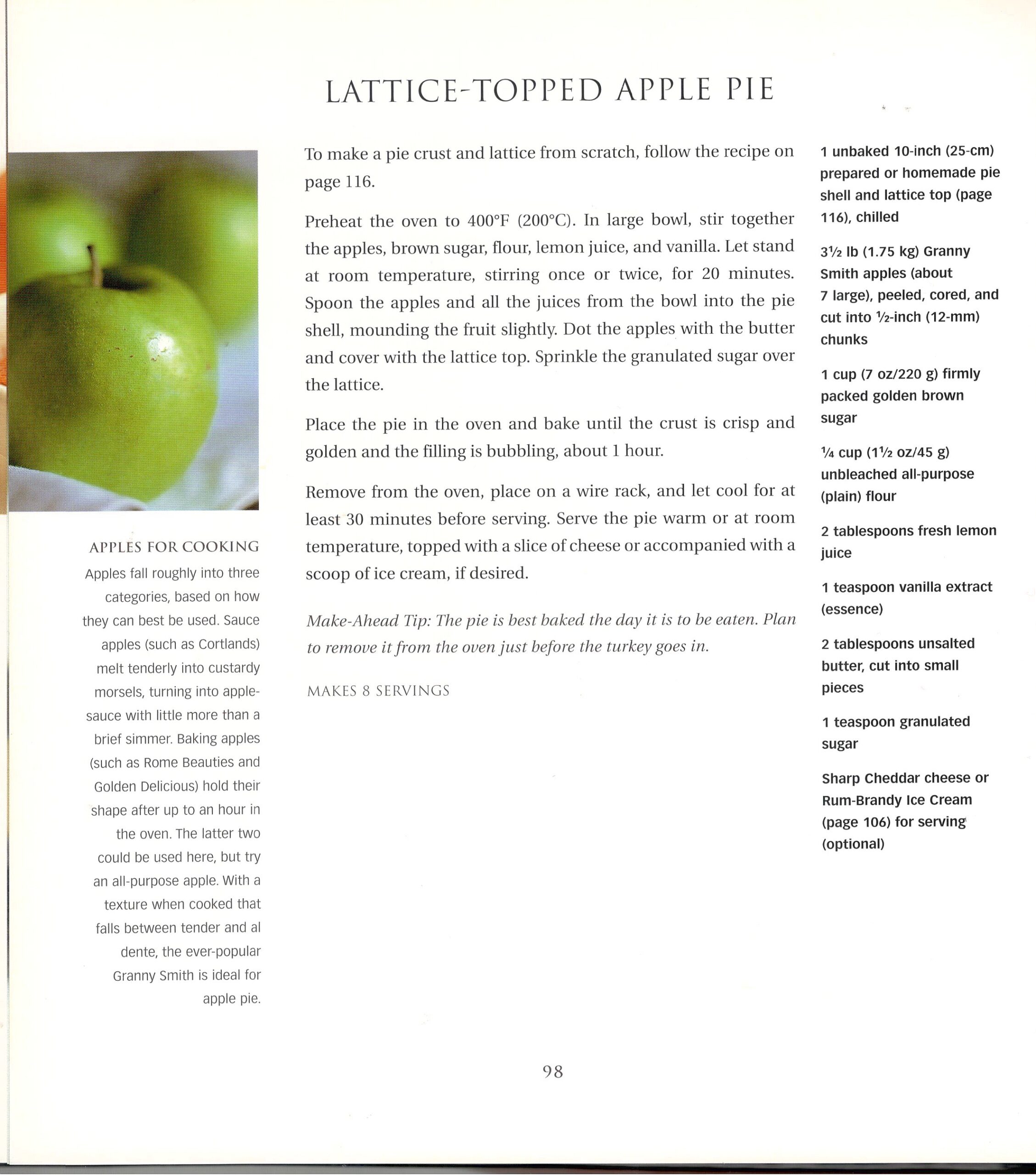 Lattice-Topped Apple Pie