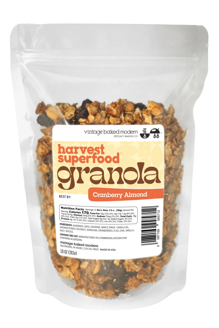 Superfood Granola - Cranberry Almond
