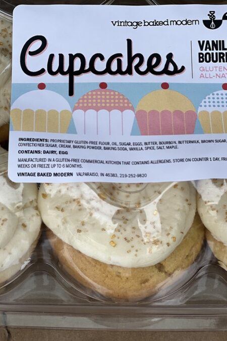 Gluten-Free Vanilla Bourbon Cupcakes (no shipping)