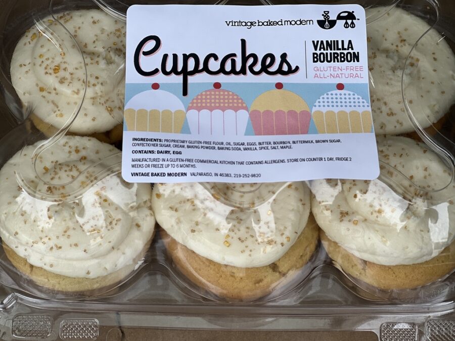 Gluten-Free Vanilla Bourbon Cupcakes (no shipping)