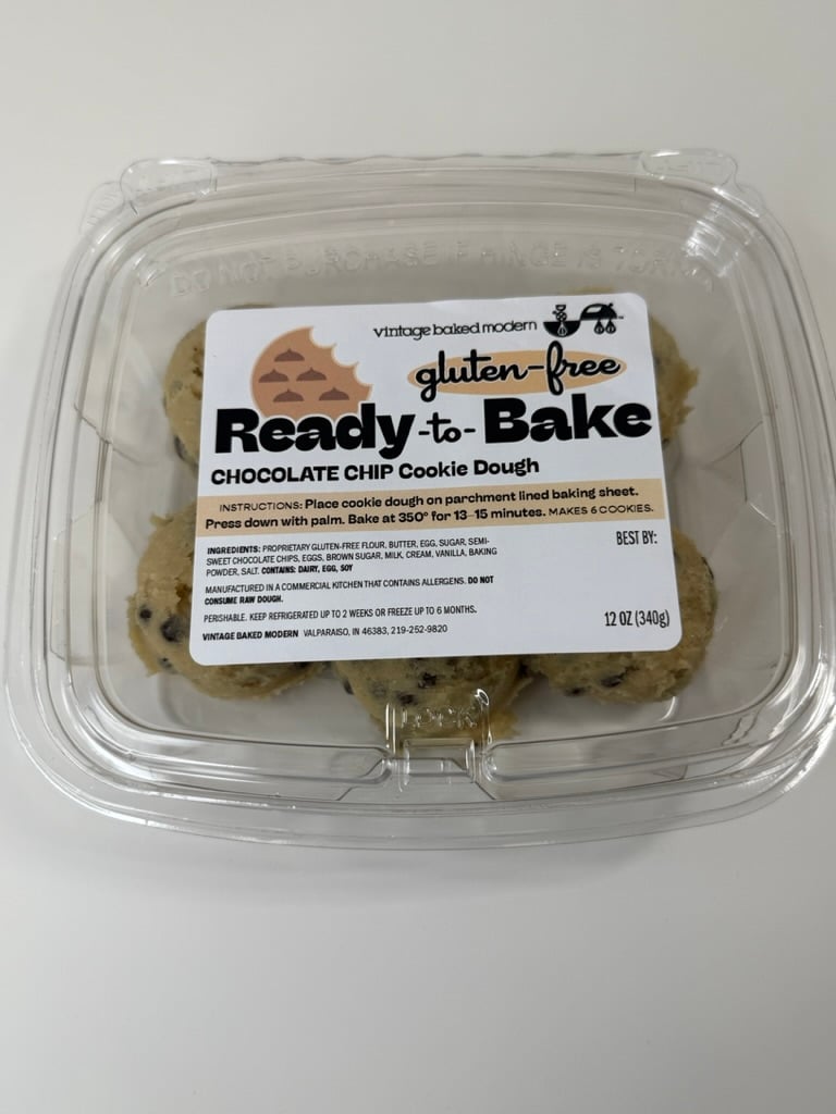Ready-to-Bake GF Cookie Dough (pickup only)